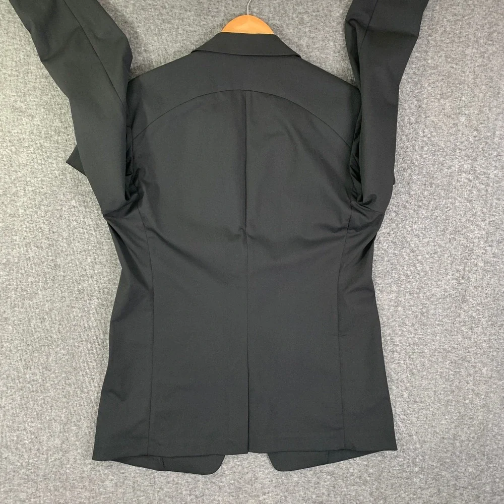 Ministry Of Supply Kinetic Blazer Jacket Men XL Black Performance Primeflex